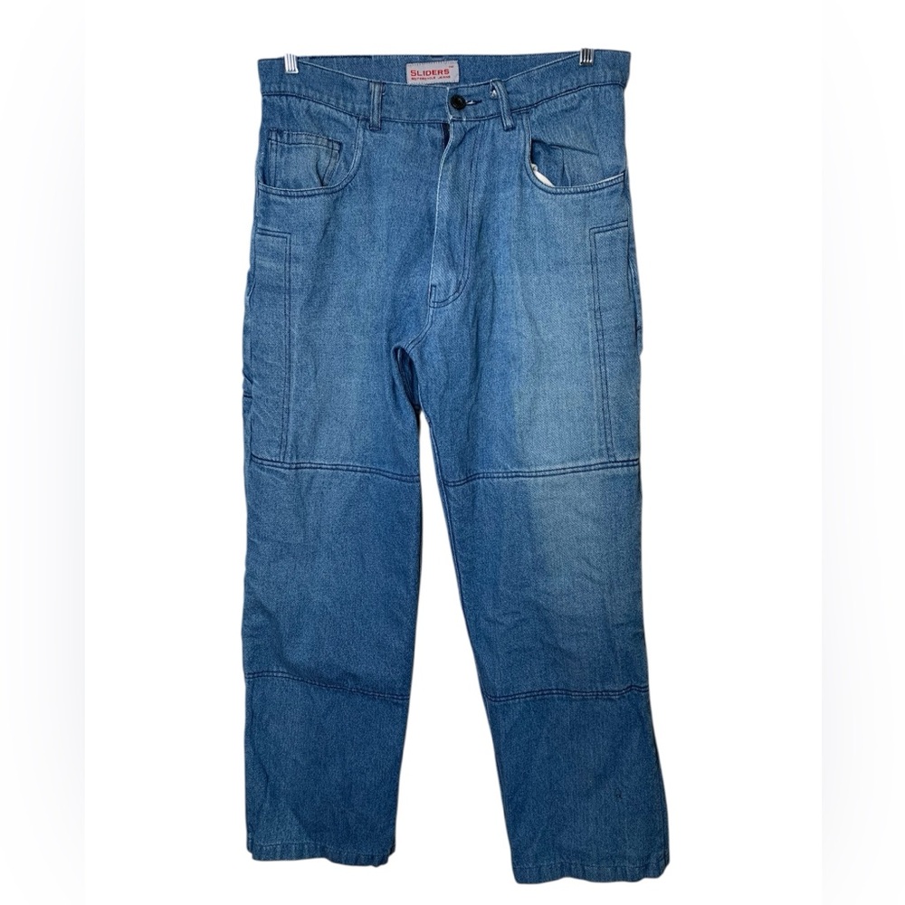 Sliders Motorcycle Jeans‎ Size 36 Protective Riding Kevlar Reinforcement Moto
